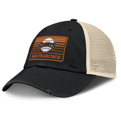 Black/Natural San Francisco Giants Fanatics Cooperstown Collection Eastbound Mesh Adjustable Hat