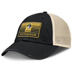 Black/Natural Pittsburgh Pirates Fanatics Cooperstown Collection Eastbound Mesh Adjustable Hat