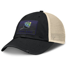 Black/Natural Tampa Bay Rays Fanatics Cooperstown Collection Eastbound Mesh Adjustable Hat