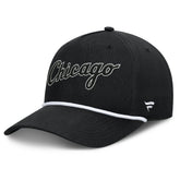 Black Chicago White Sox Fanatics Clubhouse Foul Ball A-Frame Adjustable Hat