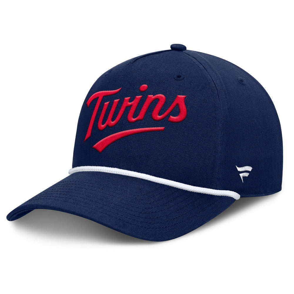 Navy Minnesota Twins Fanatics Clubhouse Foul Ball A-Frame Adjustable Hat