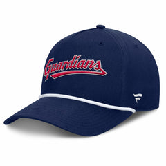 Navy Cleveland Guardians Fanatics Clubhouse Foul Ball A-Frame Adjustable Hat