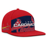 Red/Navy St. Louis Cardinals Fanatics Clubhouse Splitter Snapback Hat