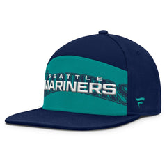 Navy/Teal Seattle Mariners Fanatics Clubhouse Splitter Snapback Hat