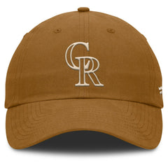 Brown Colorado Rockies Fanatics Act Natural Chopper Adjustable Hat