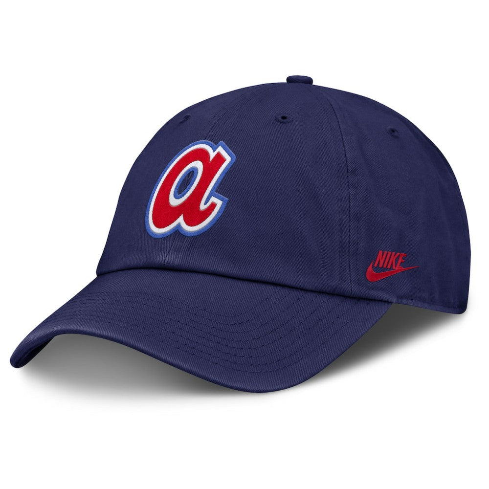 Royal Atlanta Braves Nike Club Adjustable Hat