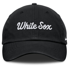 Black Chicago White Sox Nike Club Adjustable Hat