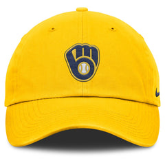 Gold Milwaukee Brewers Nike Club Adjustable Hat