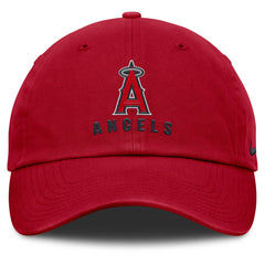 Red Los Angeles Angels Nike Club Adjustable Hat