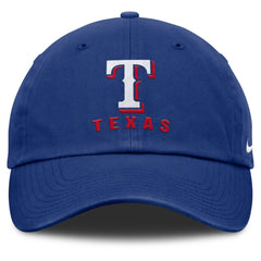 Royal Texas Rangers Nike Club Adjustable Hat