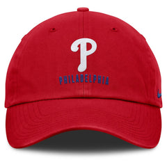 Red Philadelphia Phillies Nike Club Adjustable Hat