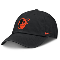 Black Baltimore Orioles Nike Club Adjustable Hat