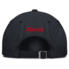 Navy Atlanta Braves Nike Club Adjustable Hat