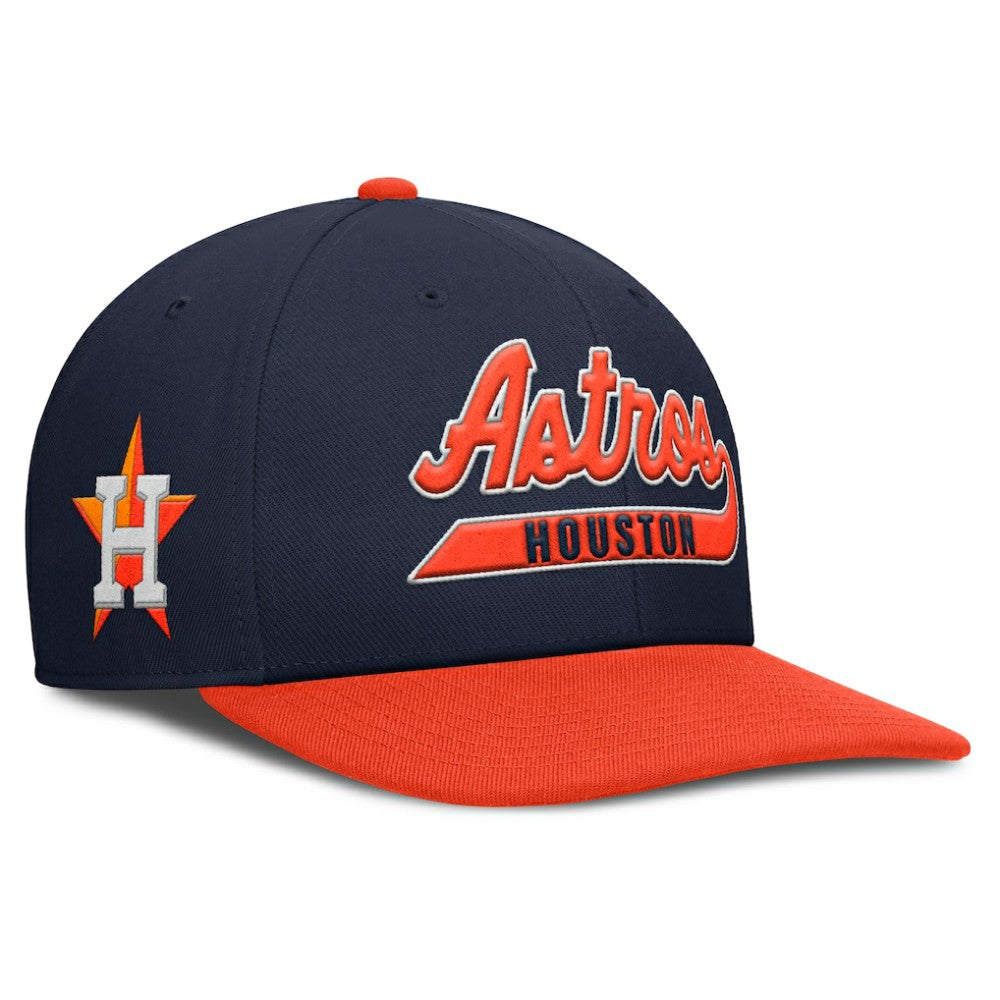 Navy/Orange Houston Astros Nike Pro Performance Snapback Hat