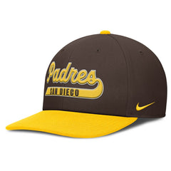 Brown/Gold San Diego Padres Nike Pro Performance Snapback Hat