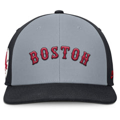 Gray/Navy Boston Red Sox Nike Pro Performance Snapback Hat