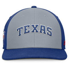 Gray/Royal Texas Rangers Nike Pro Performance Snapback Hat