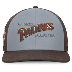 Gray/Brown San Diego Padres Nike Pro Performance Snapback Hat