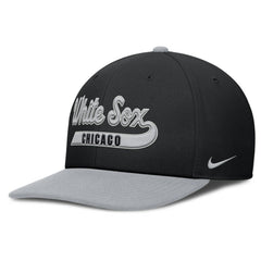 Black/Gray Chicago White Sox Nike Pro Performance Snapback Hat