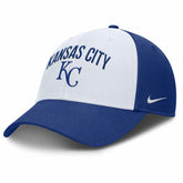 White/Royal Kansas City Royals Nike Club Performance Adjustable Hat