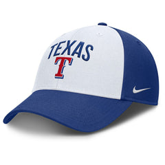 White/Royal Texas Rangers Nike Club Performance Adjustable Hat
