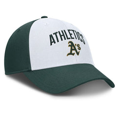 White/Green Athletics Nike Club Performance Adjustable Hat