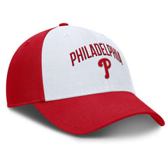 White/Red Philadelphia Phillies Nike Club Performance Adjustable Hat