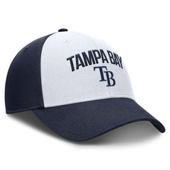 White/Navy Tampa Bay Rays Nike Club Performance Adjustable Hat