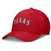 Red Texas Rangers Nike Rise Performance Flex Hat