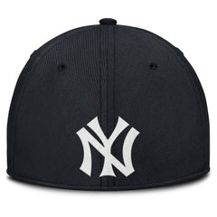 Navy/Gray New York Yankees Nike Rise Swoosh Performance Flex Hat