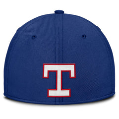 Royal/Red Texas Rangers Nike Rise Swoosh Performance Flex Hat