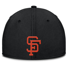 Black/Orange San Francisco Giants Nike Rise Swoosh Performance Flex Hat