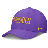 Purple Colorado Rockies Nike 2025 City Connect Rise Swoosh Performance Flex Hat