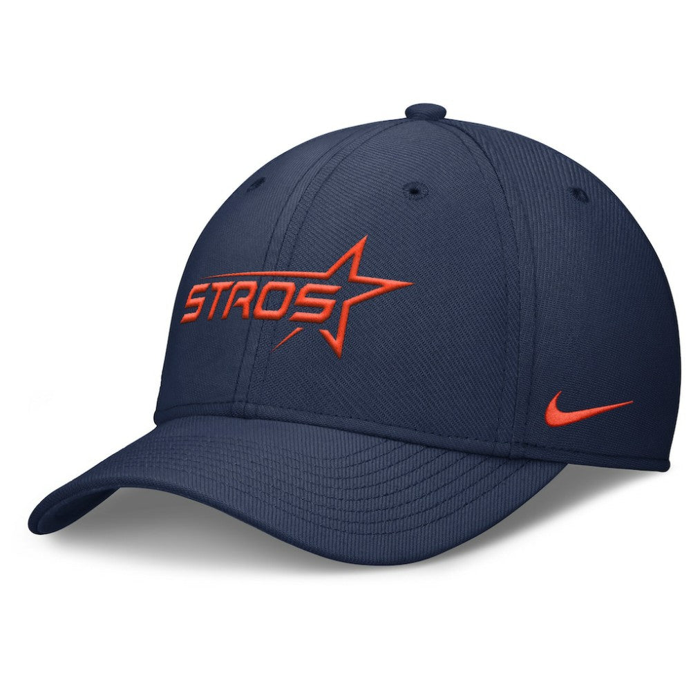 Navy Houston Astros Nike 2025 City Connect Rise Swoosh Performance Flex Hat