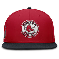 Red Boston Red Sox Nike Cooperstown Two-Tone Dri-FIT Round Bill True Fitted Hat