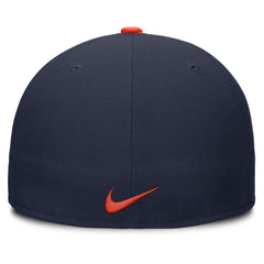 Navy Houston Astros Nike Primetime Dri-FIT Round Bill True Fitted Hat