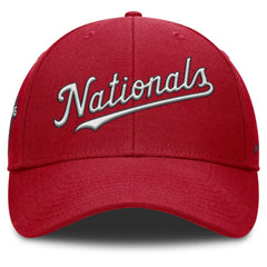 Red Washington Nationals Nike Rise Gaberdine Adjustable Hat