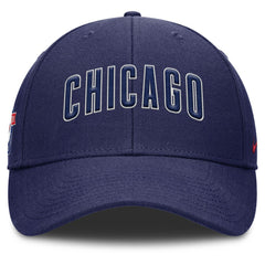 Navy Chicago Cubs Nike Rise Gaberdine Adjustable Hat