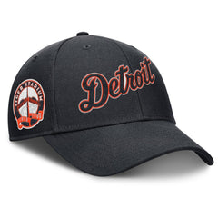 Navy Detroit Tigers Nike Rise Gaberdine Adjustable Hat