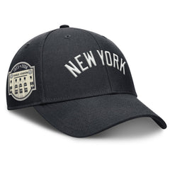 Navy New York Yankees Nike Rise Gaberdine Adjustable Hat