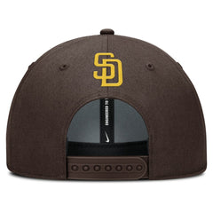 Brown San Diego Padres Nike Rise Gaberdine Adjustable Hat