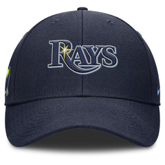 Navy Tampa Bay Rays Nike Rise Gaberdine Adjustable Hat