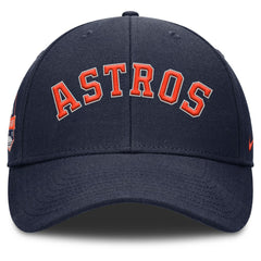 Navy Houston Astros Nike Rise Gaberdine Adjustable Hat