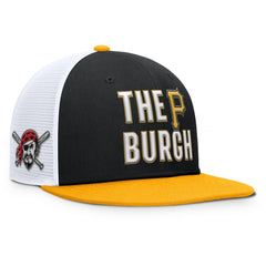 Black Pittsburgh Pirates Nike Pro Trucker Snapback Hat
