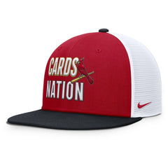 Red St. Louis Cardinals Nike Pro Trucker Snapback Hat