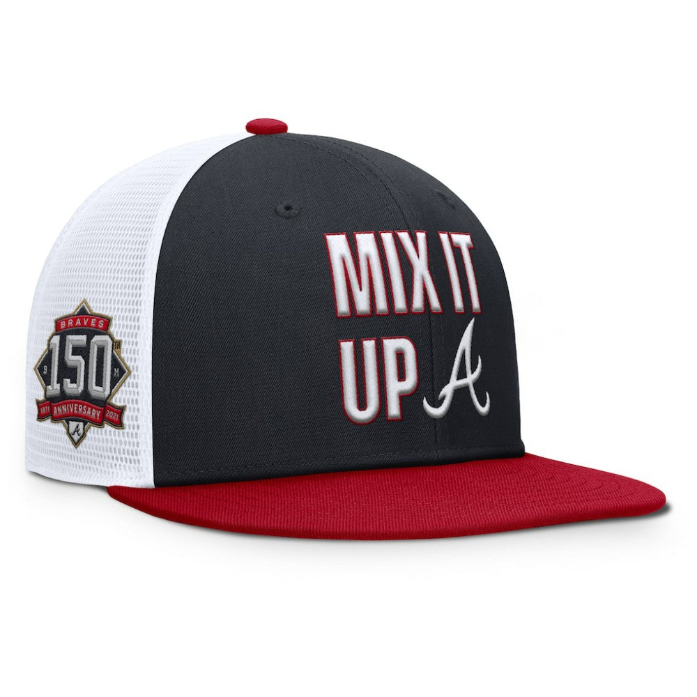 Navy/Red Atlanta Braves Nike Pro Performance Trucker Snapback Hat