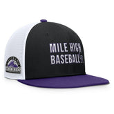 Black Colorado Rockies Nike Pro Trucker Snapback Hat