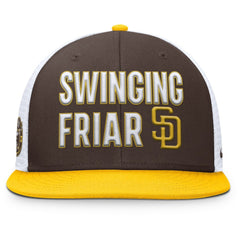 Brown San Diego Padres Nike Pro Trucker Snapback Hat