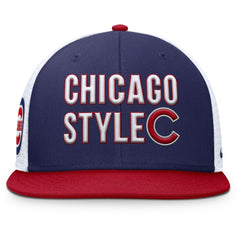 Royal Chicago Cubs Nike Pro Trucker Snapback Hat