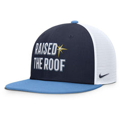 Navy/Light Blue Tampa Bay Rays Nike Pro Performance Trucker Snapback Hat
